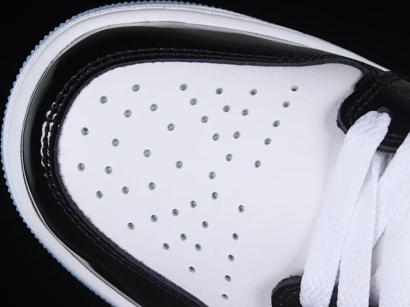 All categories Air Jordan Jordan series basketball shoes Air Jordan 1 Low G version pure original Air Jordan 1 Low "Concord" AJ1 Joe 1 Concord black and white patent leather low-top basketball shoes DV1309-100